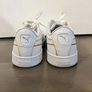 NWOB Puma White Sneakers with Pastel Accents Puma | Shoes | Puma White Sneakers With Pastel Accents  main image 2
